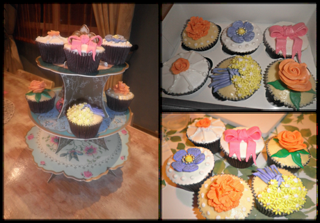 MIS CUPCAKES CON LA DULCE MAGDALENA .....Y DESCANSO HASTA SEPTIEMBRE