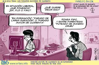 España, récord mundial de parados, El Roto y el humor gráfico.