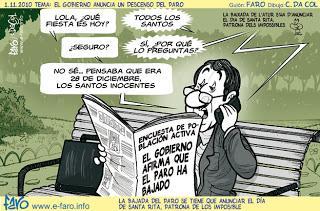 España, récord mundial de parados, El Roto y el humor gráfico.