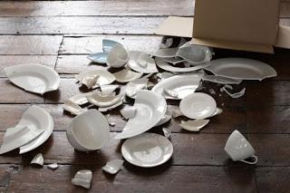 El último plato de la vajilla