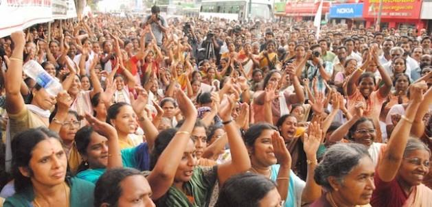 Mujeres de India alzan su voz contra violencia de género
