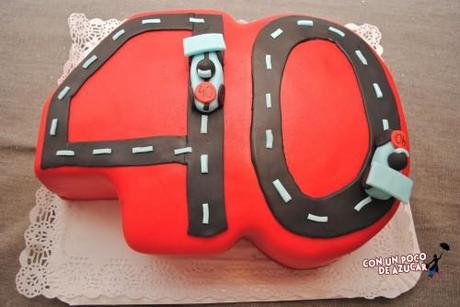 tarta 40 años2 Tarta 40 cumpleaños