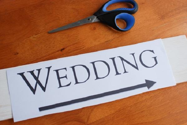 Tutorial: ¡Escribe los carteles señalizadores de tu boda!