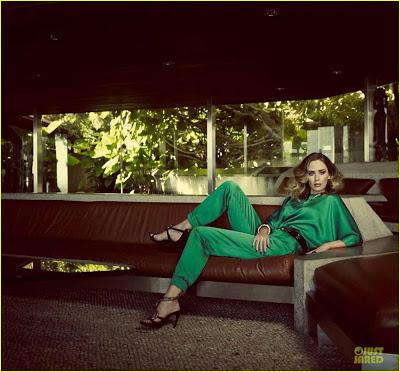 Emily Blunt para Harpers Bazaar