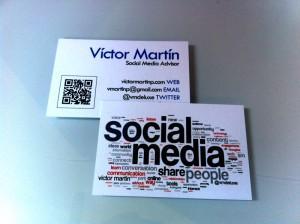 tarjetas de visita victor martin social media 4 Consejos para Hacer el Networking Perfecto