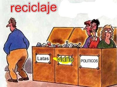 El voto deberia servir para reciclar.