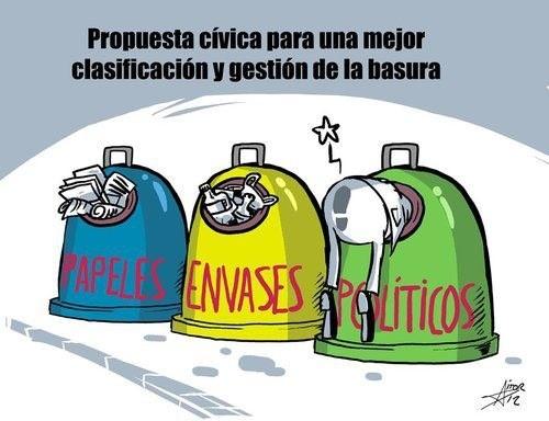 El voto deberia servir para reciclar.