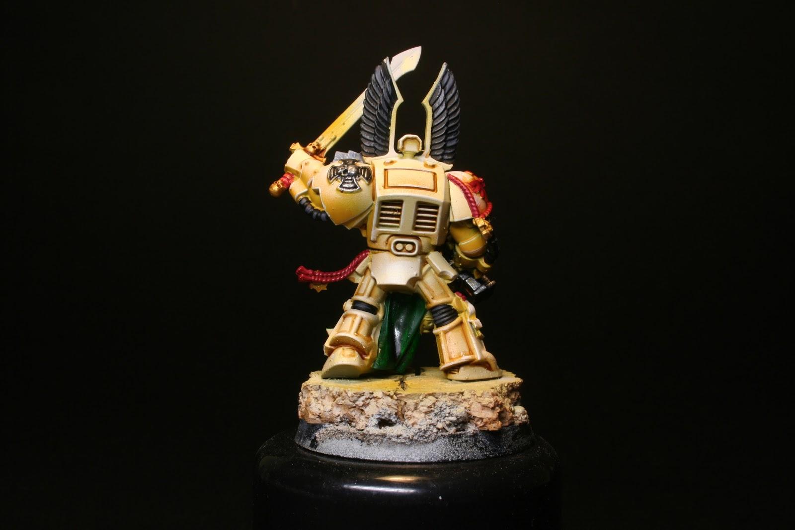 Remarcado de las aristas en los exterminador de los Ángeles Oscuros de la caja de Warhammer: Venganza Oscura