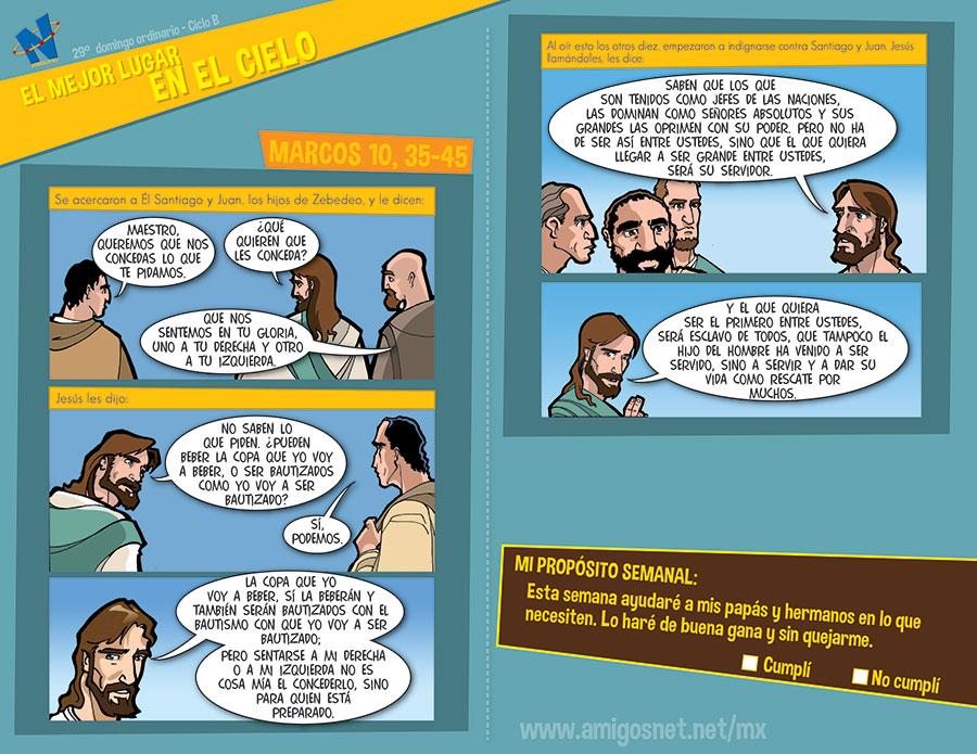 EVANGELIO DOMINICAL EN CÓMIC: 21 de Octubre del 2012
