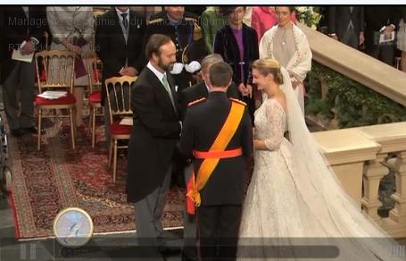 Boda de Luxemburgo. Primeras imágenes del vestido de la novia,  de Elie Saab