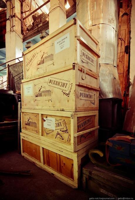 En las entrañas del Teatro Estatal de Novosibirsk