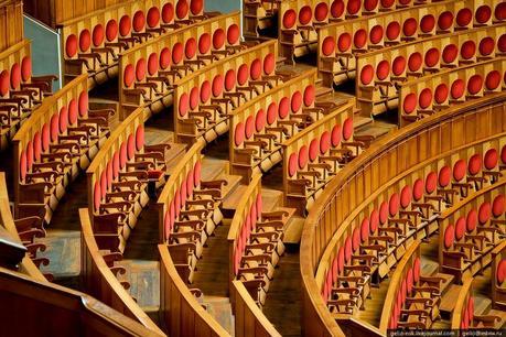 En las entrañas del Teatro Estatal de Novosibirsk