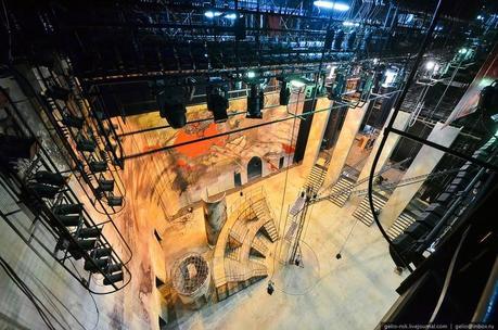 En las entrañas del Teatro Estatal de Novosibirsk