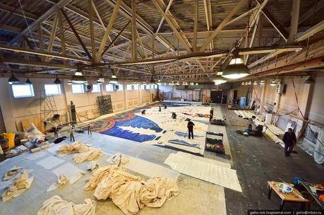 En las entrañas del Teatro Estatal de Novosibirsk