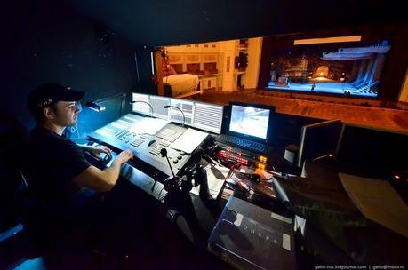 En las entrañas del Teatro Estatal de Novosibirsk