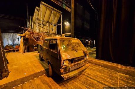 En las entrañas del Teatro Estatal de Novosibirsk