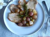 Lomo salsa uvas romero