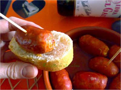 Choricitos a la sidra