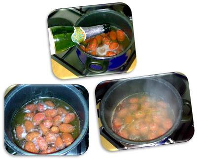 Choricitos a la sidra