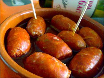 Choricitos a la sidra