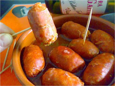 Choricitos a la sidra