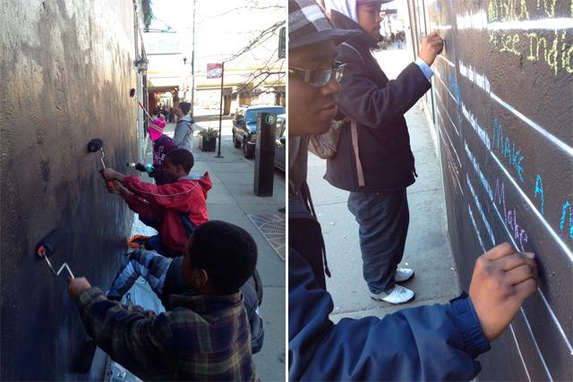 Before I Die Comes to Chicago street art installation Chicago 