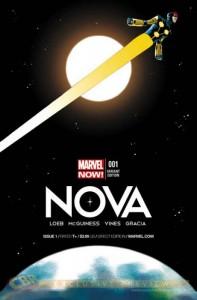 Portada alternativa de Marcos Martín para Nova de Marvel NOW!