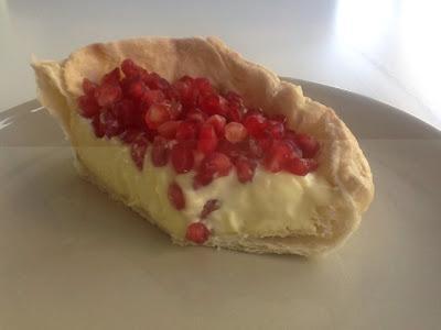 TARTA DE GRANADAS Y MASCARPONE