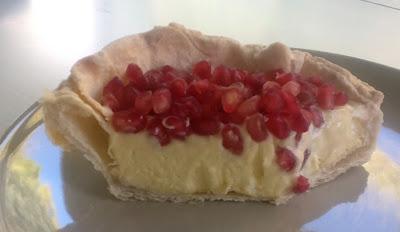 TARTA DE GRANADAS Y MASCARPONE