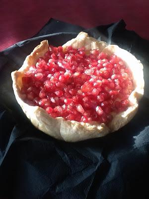 TARTA DE GRANADAS Y MASCARPONE