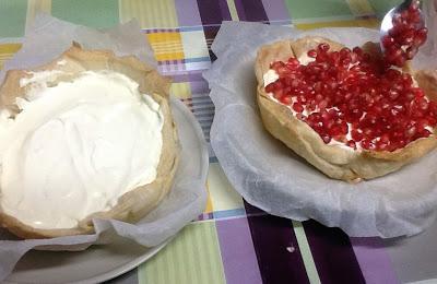 TARTA DE GRANADAS Y MASCARPONE