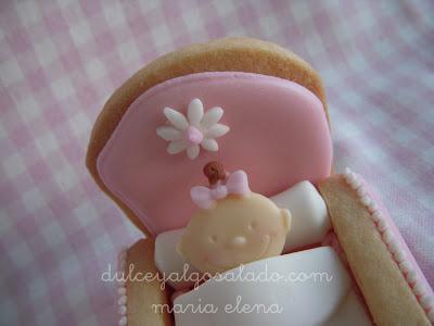 Galletas decoradas...cunita bebé