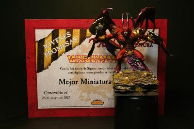 Skarbrand, mejor miniatura en el XVI concurso de pintura de las tiendas Games Workshop