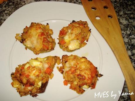 Pimientos Rellenos; Huevo, atún y verduras Pimientos Rellenos; Huevo, atún y verduras