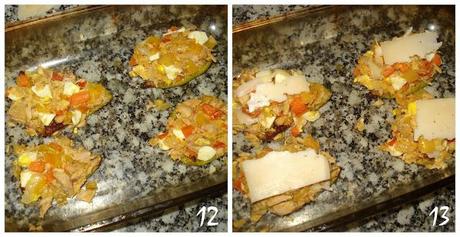 Pimientos Rellenos; Huevo, atún y verduras