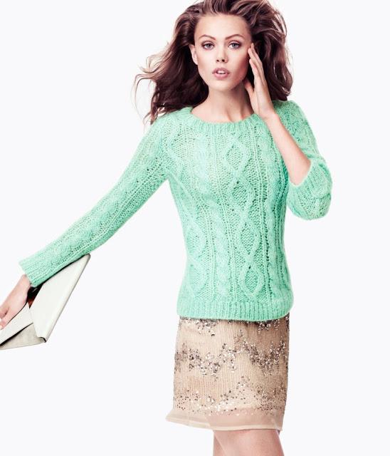 H&M; y su colección de invierno de tonos pastel con Frida Gustavsson!