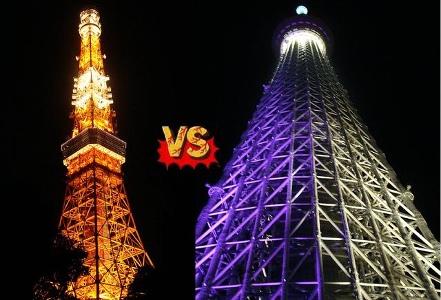 Comparativa de Torres: Tokyo Skytree vs Tokyo Tower