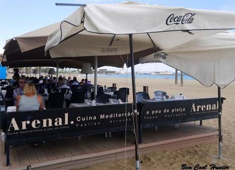 El Sabor a Mar de comer a pie de playa de los restaurantes Xup, xup y Arenal