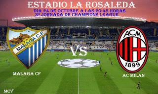 MALAGA CF  vs  AC MILAN