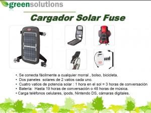 Recarga la batería de tu celular con energía solar