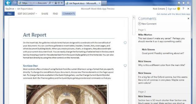 Microsoft actualiza la versión web gratis de Office