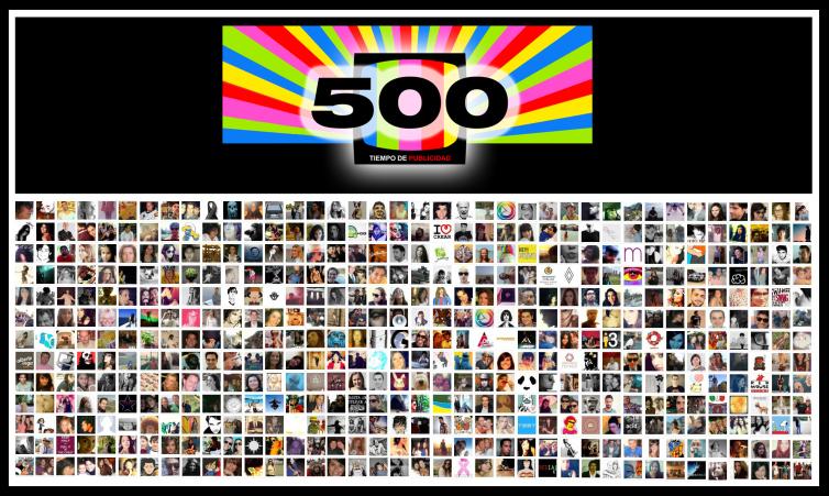 ¡Ya somos 500 en Facebook!