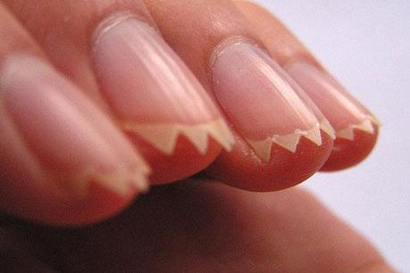 uñas de dientes para Halloween