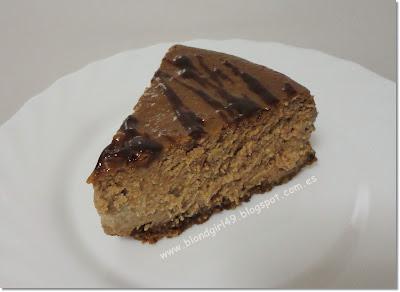 Receta: tarta de queso con nocilla