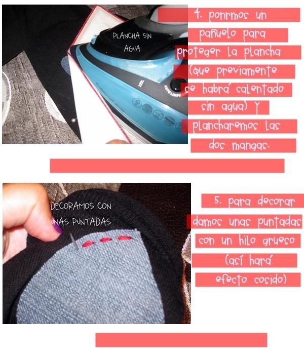 DIY: coderas románticas para una chaqueta