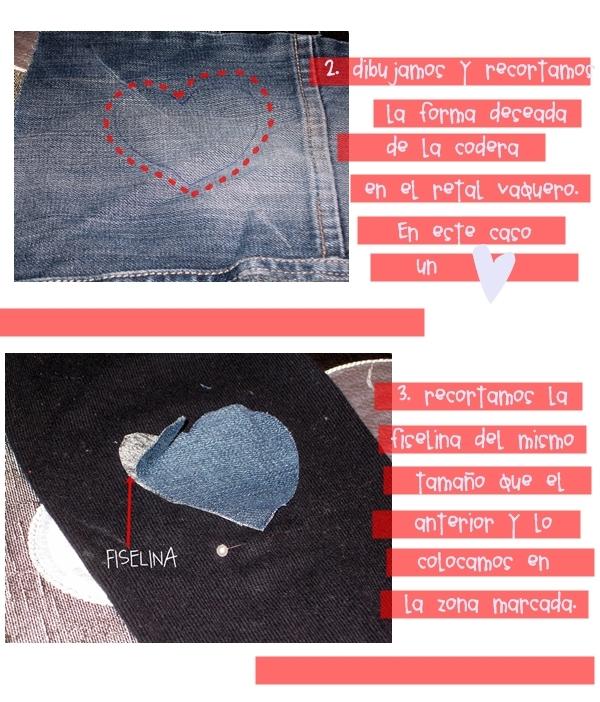 DIY: coderas románticas para una chaqueta
