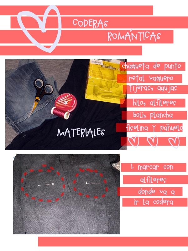 DIY: coderas románticas para una chaqueta