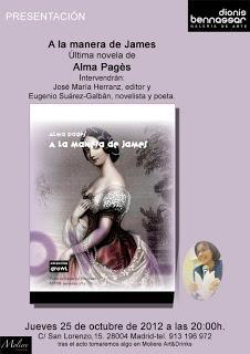 Presentación de A la manera de James, de Alma Pagés