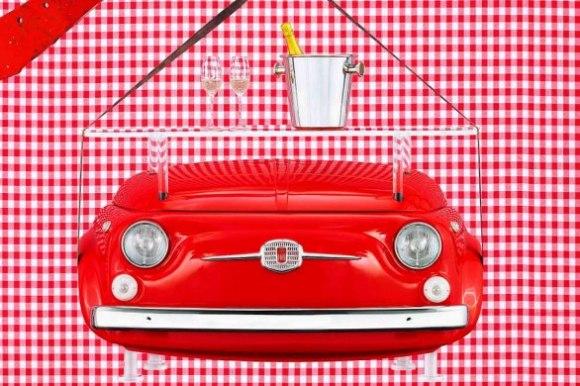 Muebles retro inspirados en un Fiat 500