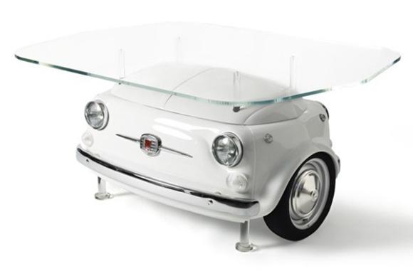 Muebles retro inspirados en un Fiat 500